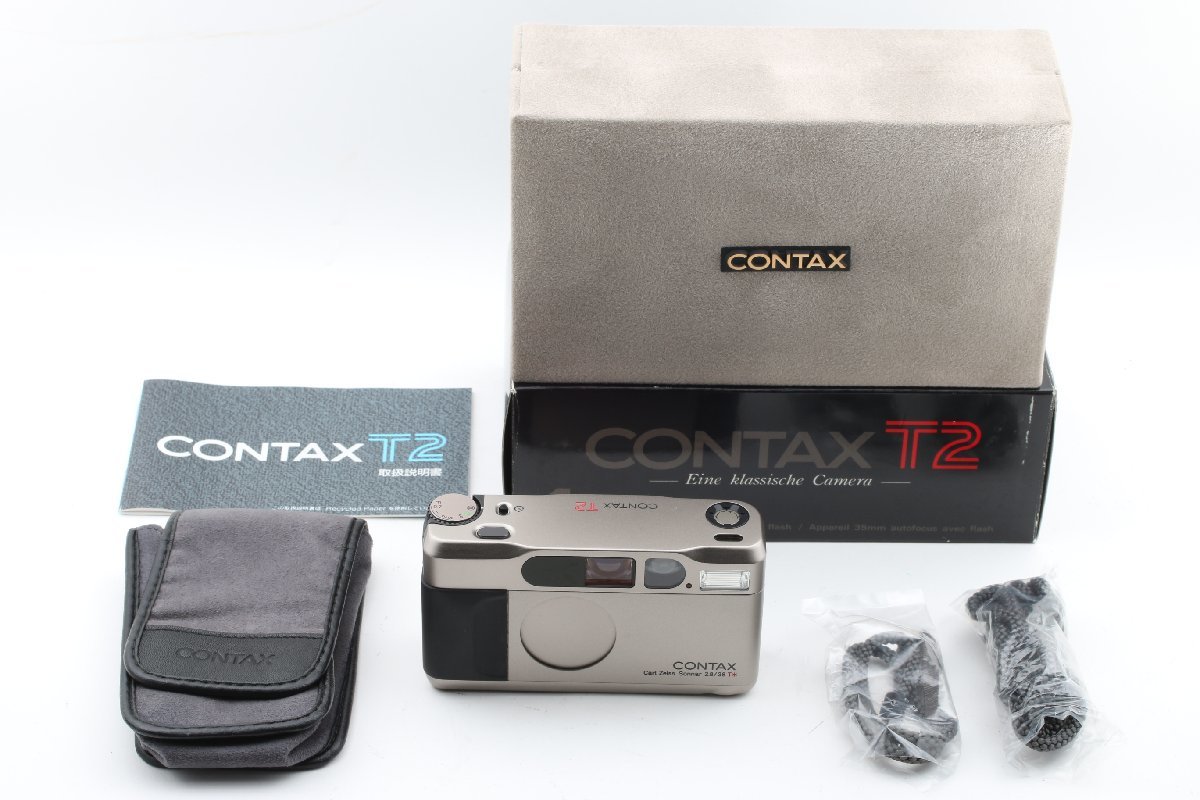 contax t2 元箱フィルム2個付き - ポータブルプレーヤー