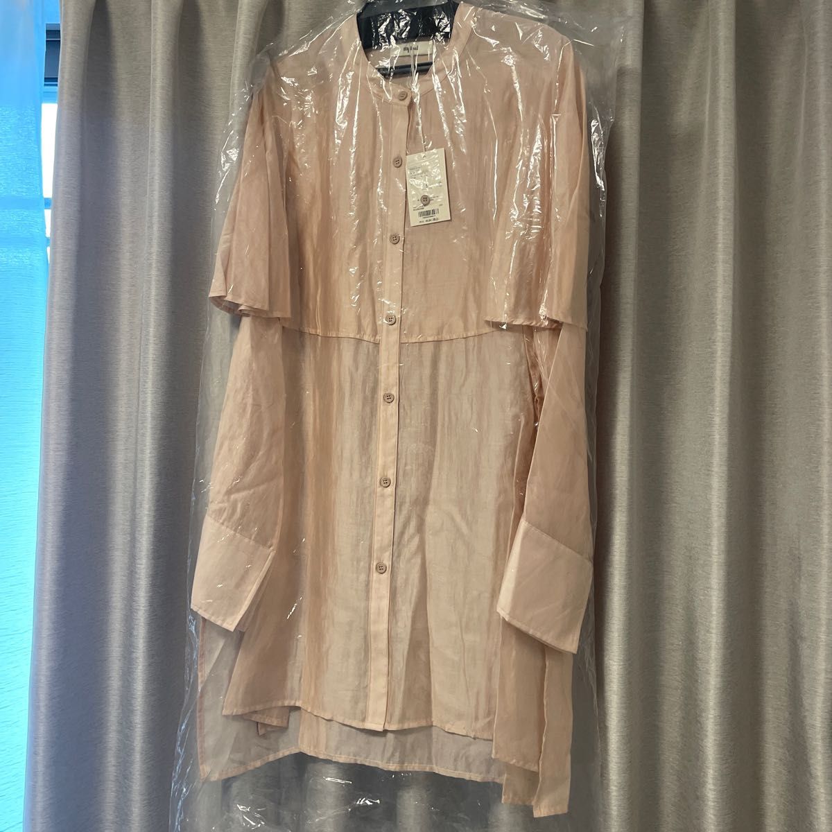 mideal sheer cape blouse / シアーケープブラウス