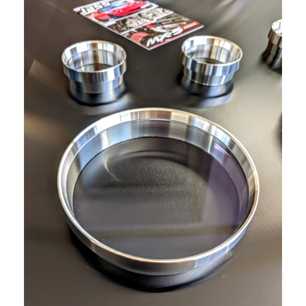 [ free shipping ] Roadster NB glass lens attaching aluminium shaving (formation process during milling) meter ring deep style Jass Performance NB6C NB8C