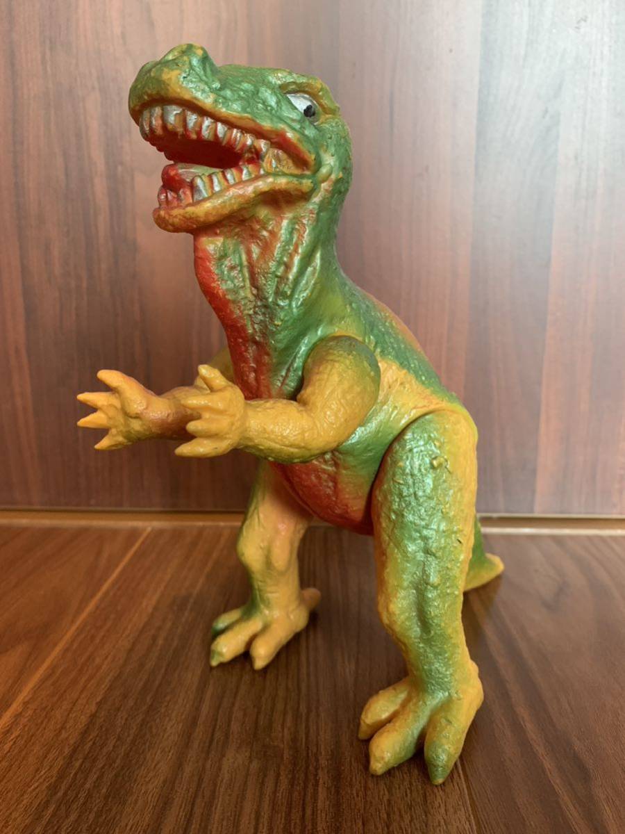 当時物 大協 アロザウルス ソフビ 珍色 極美品 マルサン ブルマァク