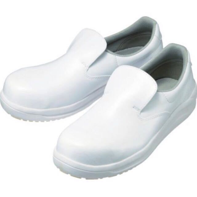 送料無料/未使用品/ミドリ安全 樹脂先芯 超耐滑 作業靴 HigRIP ハイグリップ スーパー NHS-600 ホワイト 27.0cm/ハウグリップソール 安全靴_画像1