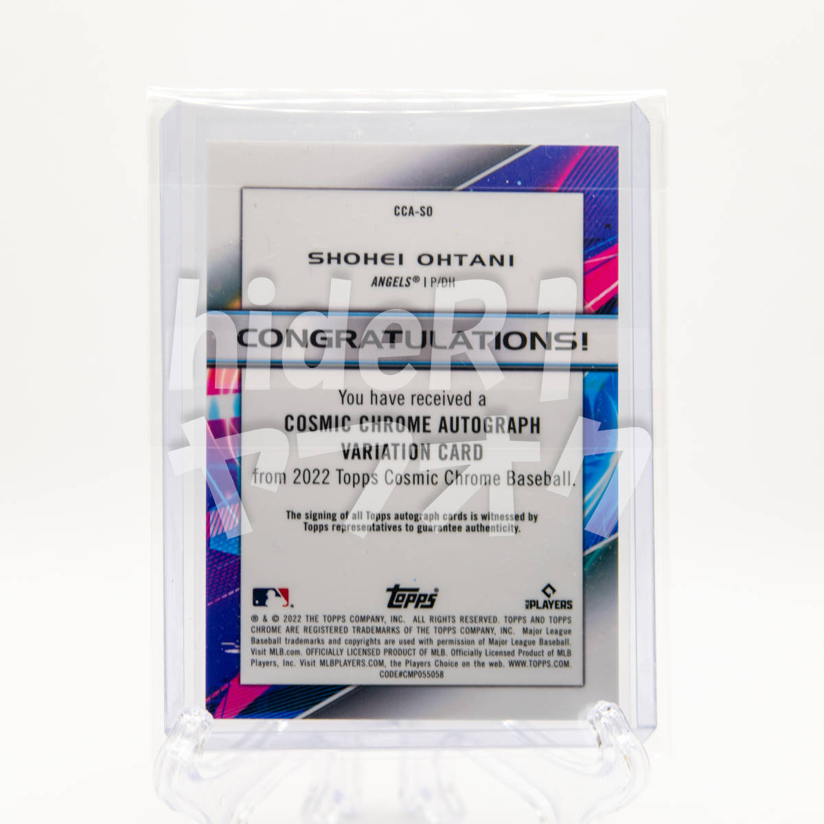 大谷翔平直筆サイン入り2022 Topps Cosmic Chrome | www