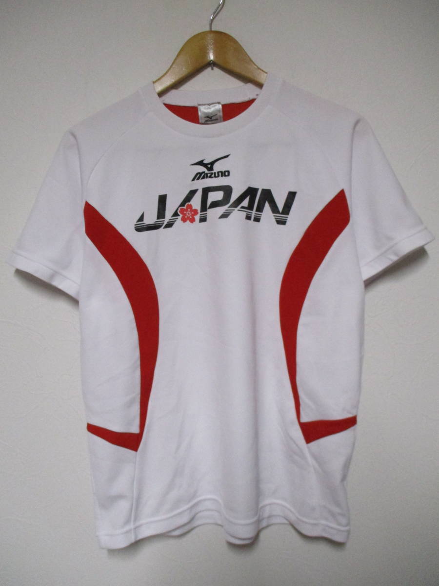 日本製 ミズノ 競泳日本代表 ダイナミックエアリー プラクティスシャツ Lサイズ