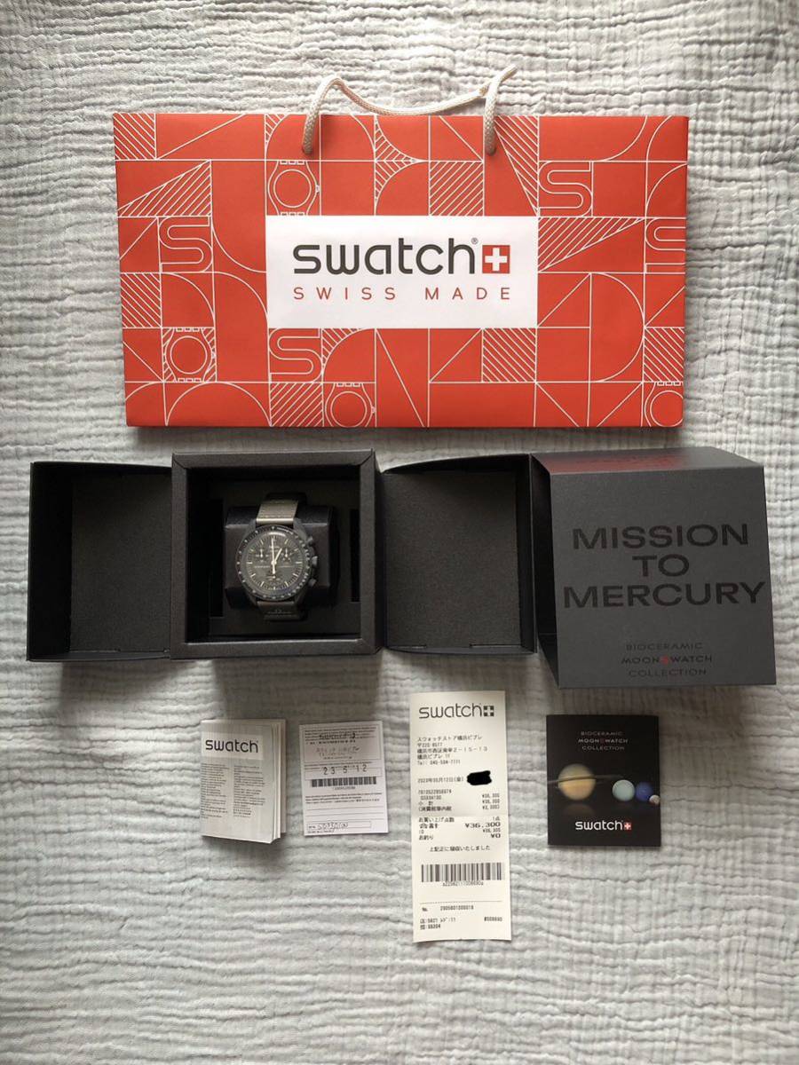 ☆国内正規品新品未使用 Swatch × OMEGA Mission to Mercury