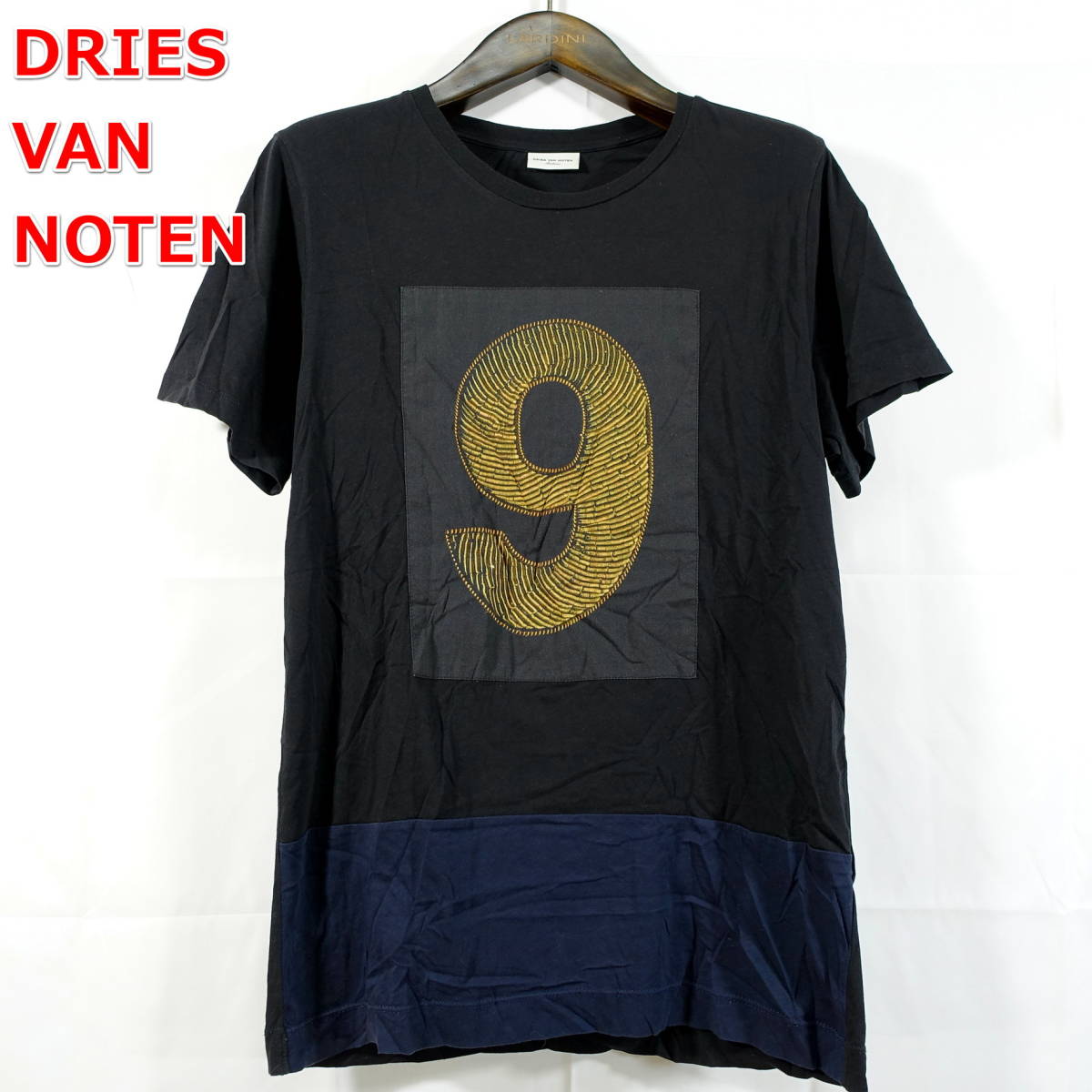 良品】ドリスヴァンノッテン 9文字切替Tシャツ DRIES VAN NOTEN