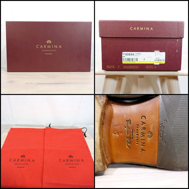 定番】カルミナ シングルモンクシューズ Carmina グッドイヤー UK7