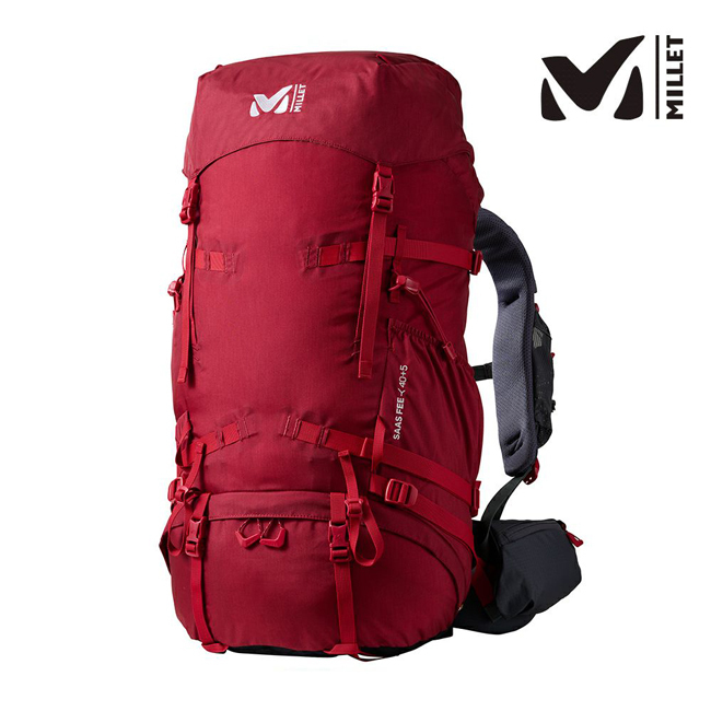 23SS【ミレー/SAAS FEE NX 40＋5（M）(サースフェー ネクスト 40+5 Mサイズ) /1546(ディープレッド)/40+5L】mtrパック_画像1