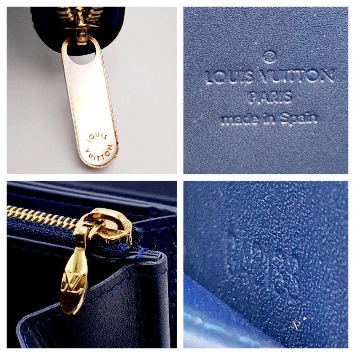 ルイヴィトン LOUIS VUITTON モノグラム ヴェルニ ジッピーウォレット