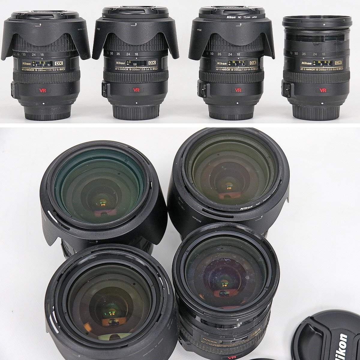 1000円スタート/ジャンクレンズ12台セット】Nikon/AF-S DX VR Zoom