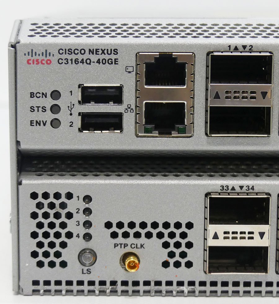 Cisco Nexus 3164Q (N3K-C3164Q-40GE) 中古 NX-OSなし シスコ ジャンク