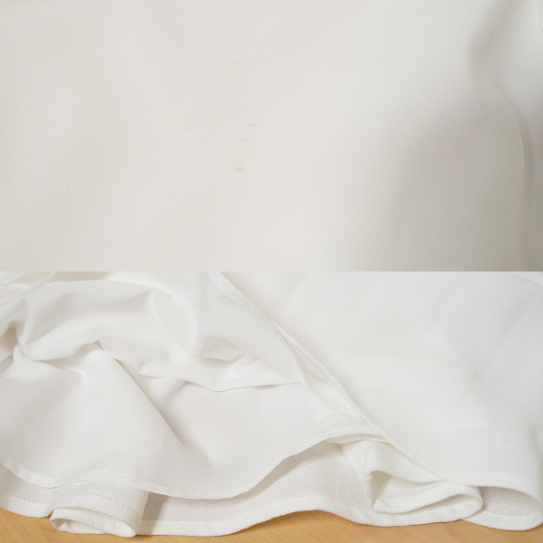 ◎CELFORD セルフォード 2022SS ハイウエストプリーツフレアスカート サイズ36 ロングスカート ホワイト 白 CWFS222003 ON5355_画像6