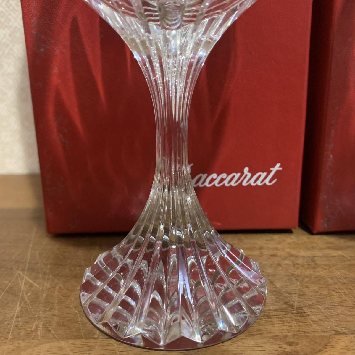 最安価格(税込) Baccarat - バカラ マッセナ ワイングラス 二脚セットの通販 by +comari｜バカラならラクマ