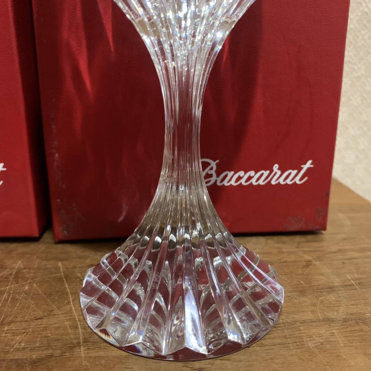 新品 バカラ マッセナ ワイングラス ペア 2脚 クリスタルガラス