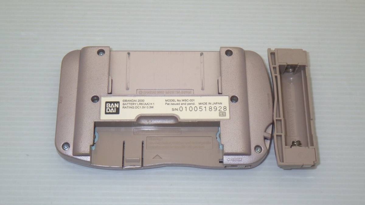 3 *BANDAI WS Bandai WonderSwan color pearl pink screen lens replaced maintenance * operation goods * 14109