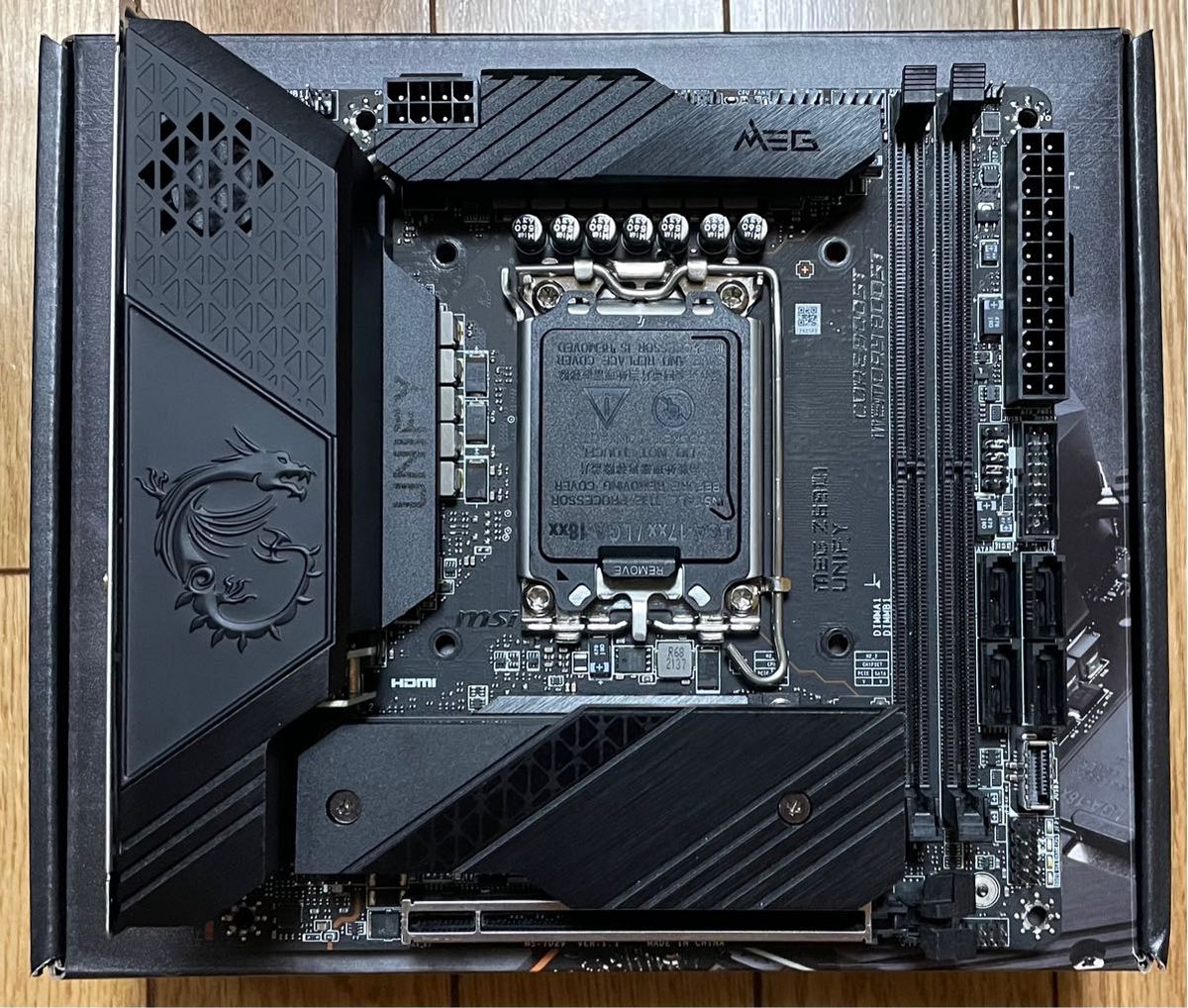 美品】MSI MEG Z690I UNIFY Mini-ITX マザーボード LGA1700