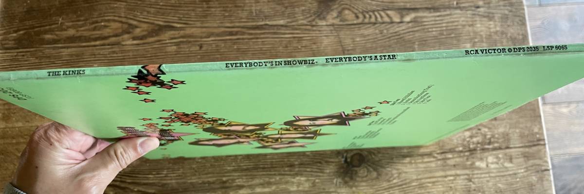 UKオリジナル盤】The Kinks - Everybody's in Show Biz (おまけ販促