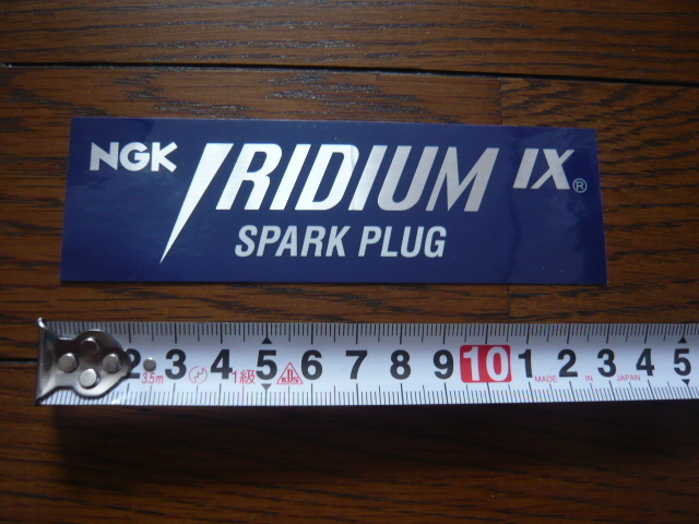 ☆NGK☆ステッカー☆SPARK PLUG☆IRIDIUM☆IX☆新品未使用☆_画像2