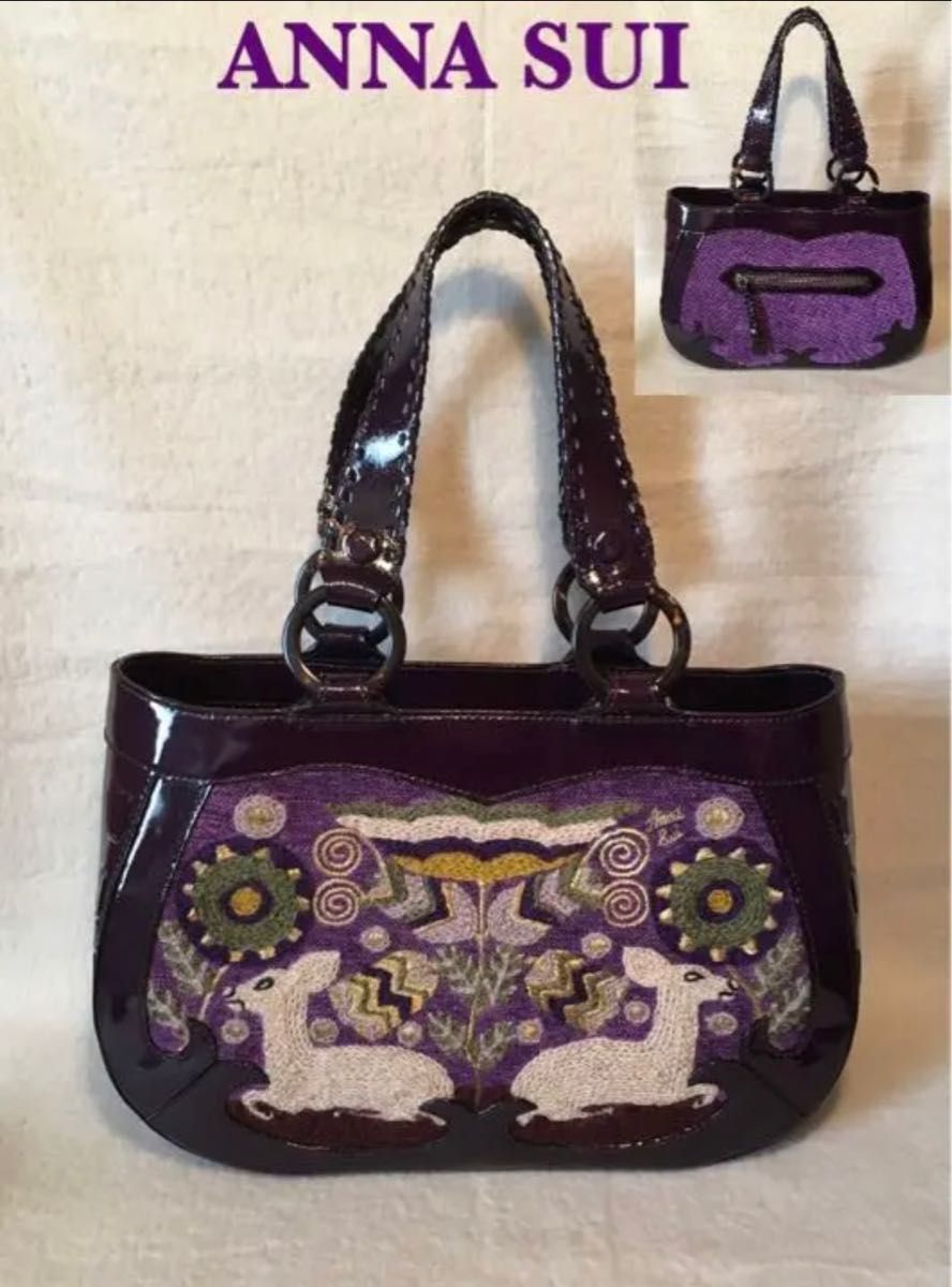 美品】 希少 ANNA SUI アナスイ バッグ 刺繍｜Yahoo!フリマ（旧PayPay 