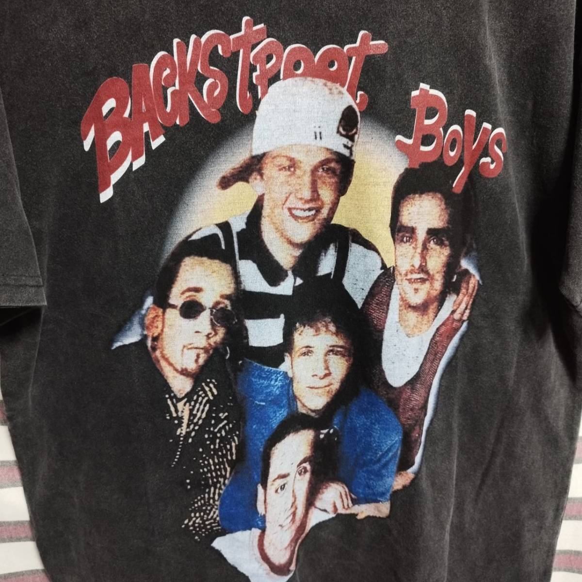 アメリカ USA製 BACKSTREET BOYS Tシャツ 90s バックストリートボーイズ バンドTシャツ fugees TLC SADE bobby brown aaliyah_画像4