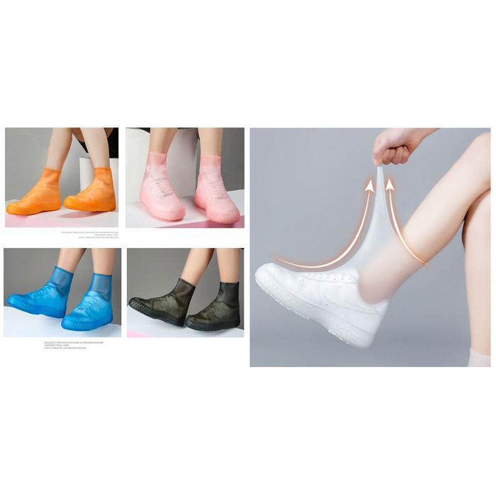 * yellow * free size shoes covers waterproof mail order folding mobile carrying rainwear men's lady's rain cover shoes for one size 