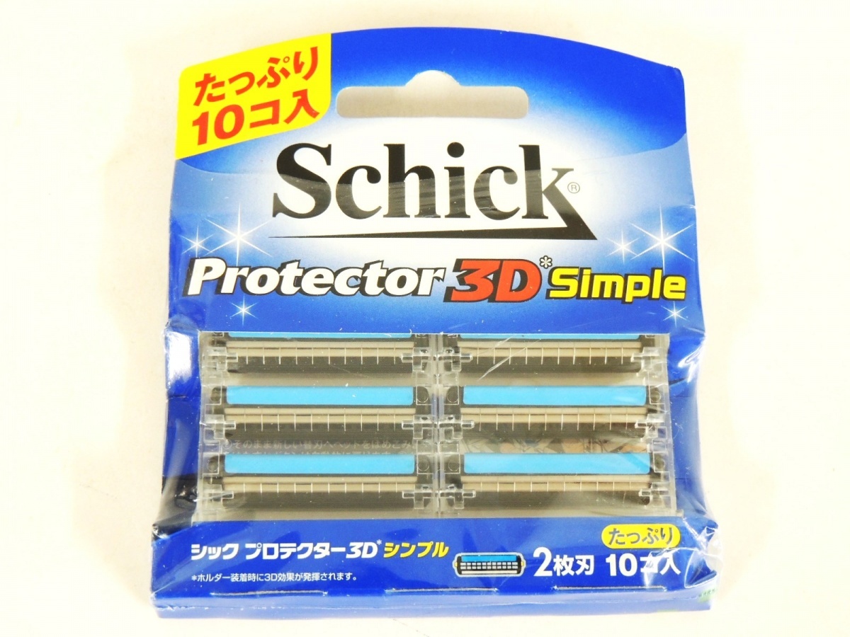 未使用 未開封 Schick シック プロテクター3D （PD-8）8コ入 ２パック／シンプル（PD2-10）10コ入 1パック 2枚刃 替刃 セット  管2 その他