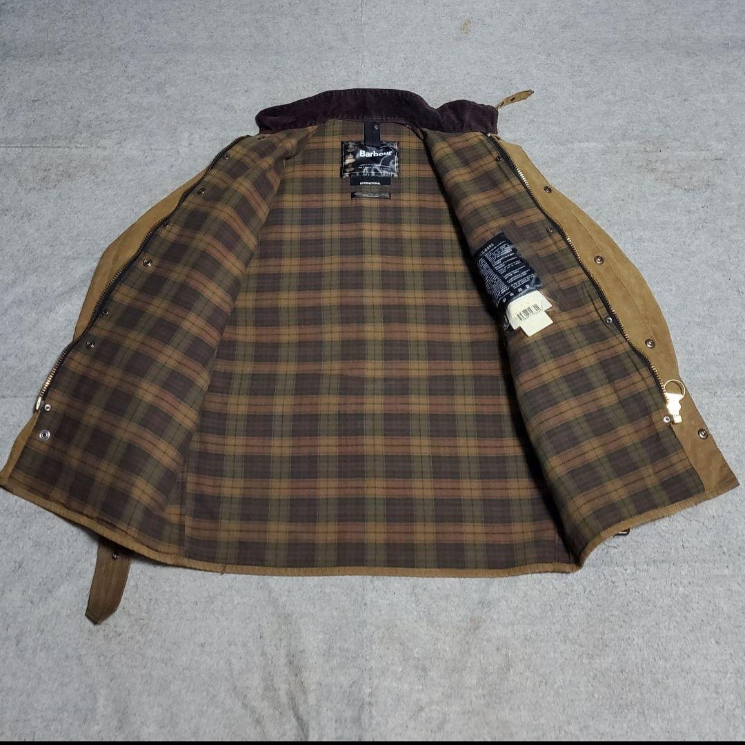 赤峰さん愛用 希少色 バーク ミント 38 バブアー barbour