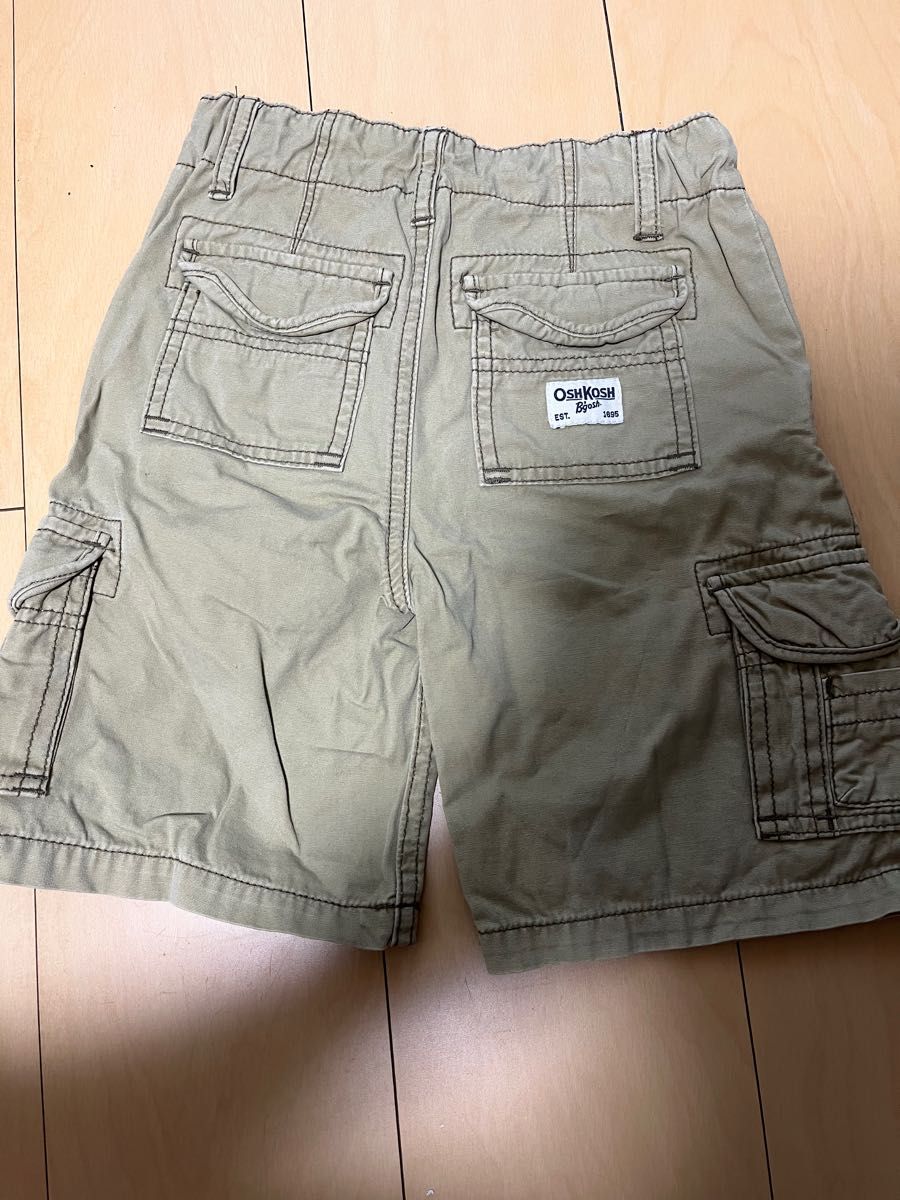 キッズ　子供服　短パン　ハーフパンツ　OSHKOSH 110cm  ショートパンツ　半ズボン　 カーゴパンツ