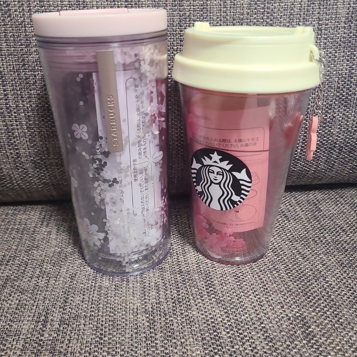 STARBUCKS スターバックス スタバ さくら タンブラー　ラメ　ホリデー　チャーム　SAKURA