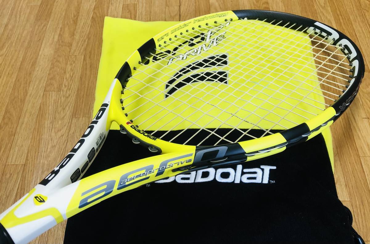 送料無料　極美品 Babolat AeroProDrive バボラ アエロプロドライブ R・ナダル　 2007年　2008年 全仏オープン優勝モデル　  非売布ケース付