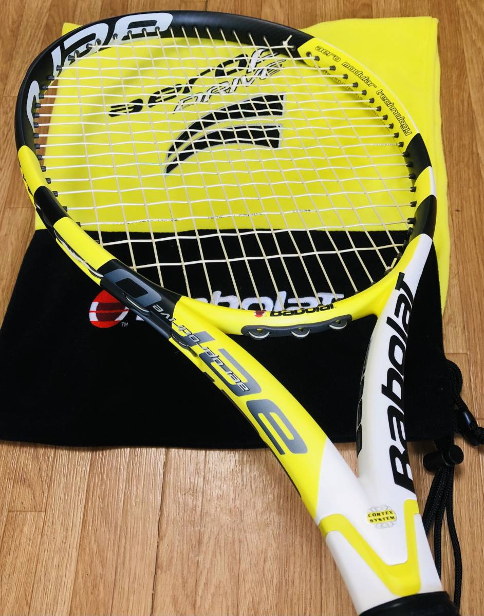 送料無料　極美品 Babolat AeroProDrive バボラ アエロプロドライブ R・ナダル　 2007年　2008年 全仏オープン優勝モデル　 非売布ケース付_画像3