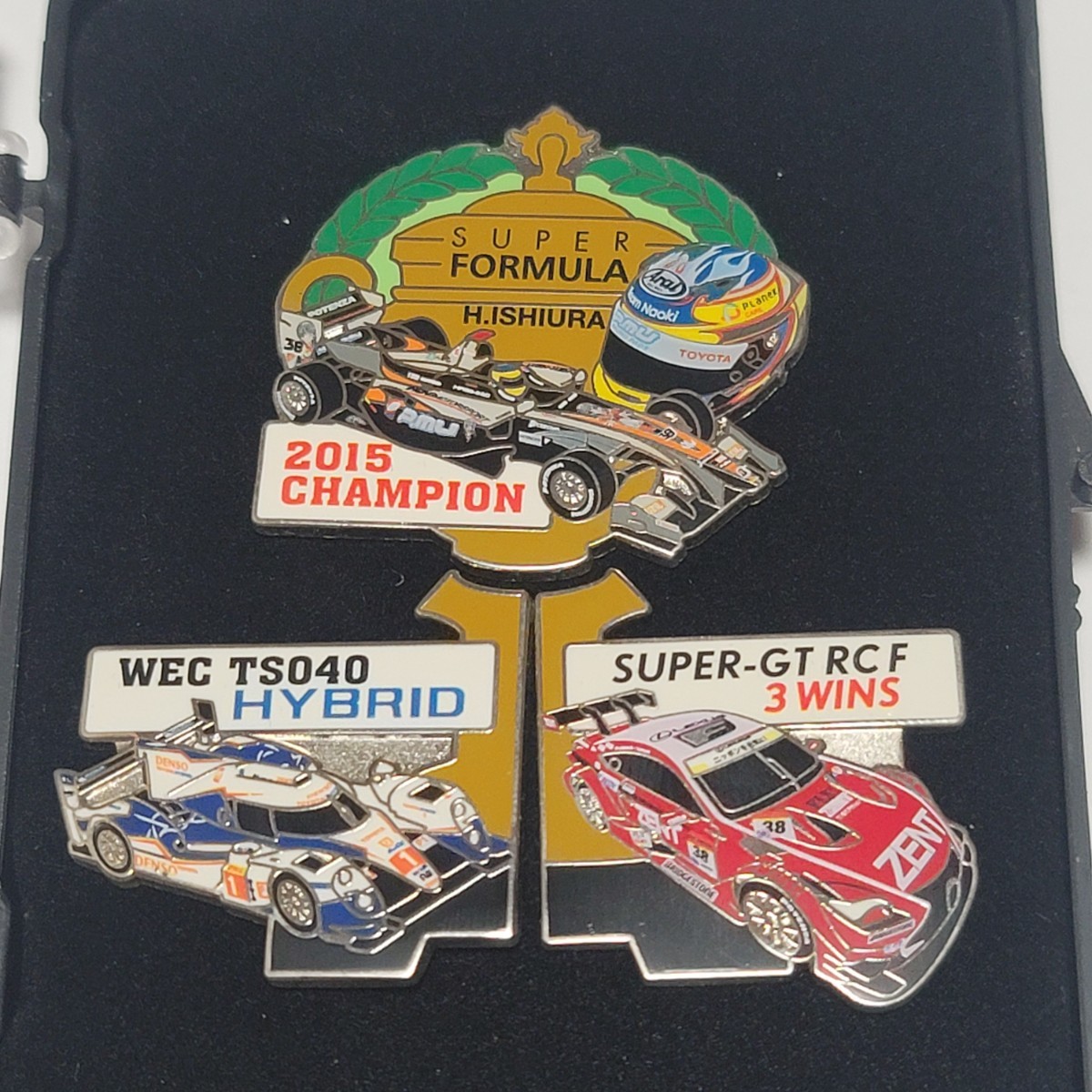 送料込み》ピンバッジ 3点セット 2015年 F1 スーパーフォーミュラ WEC