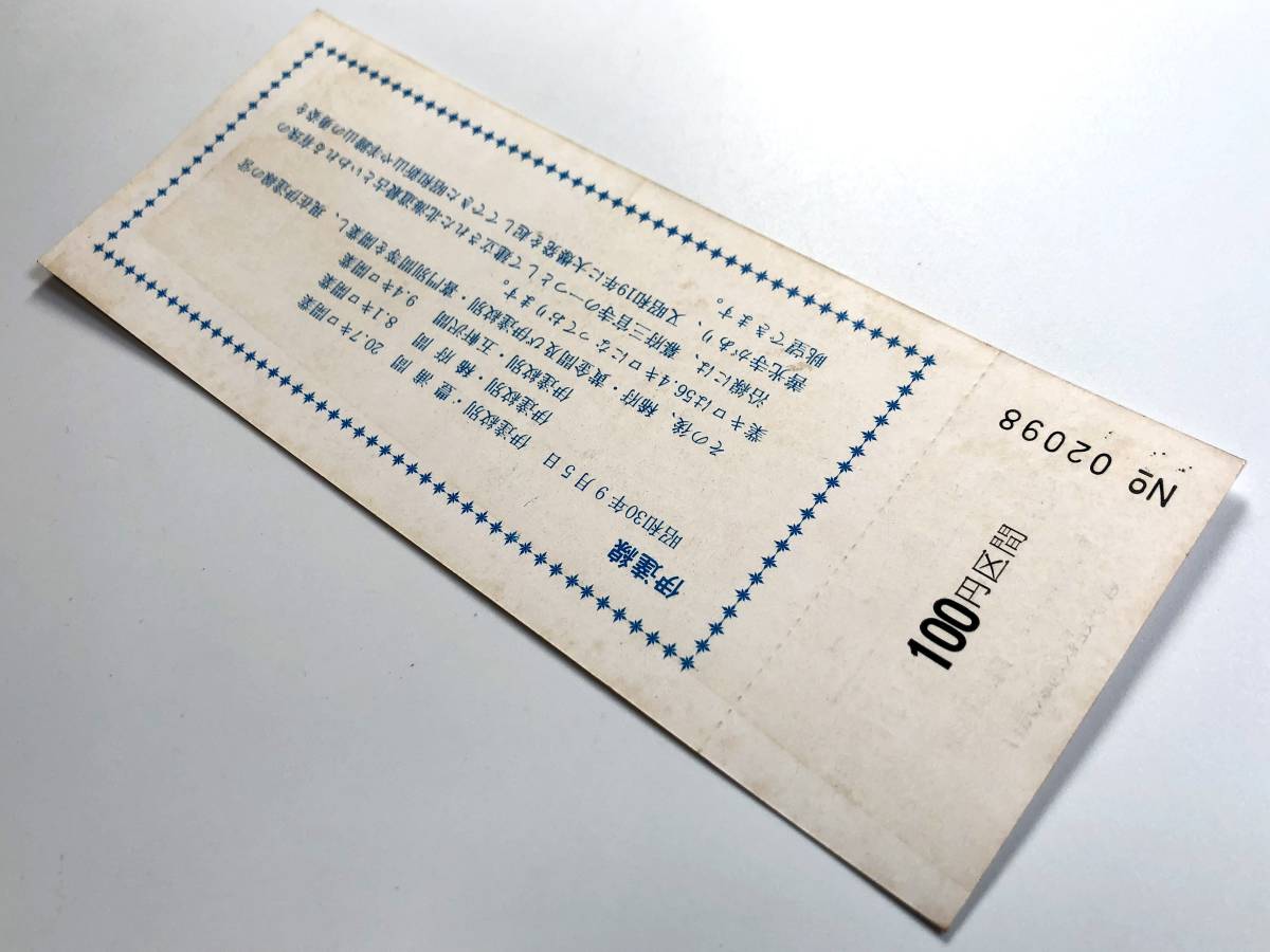 国鉄バス 伊達線開業20周年記念 乗車券（北海道/伊達紋別/昭和50年/1975年/レトロ/JUNK）_画像6