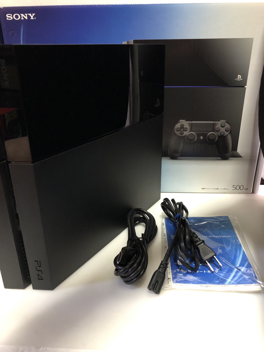 1スタ PlayStation 4 CUH-1100A 500GB 本体のみ ジェットブラック(PS4 