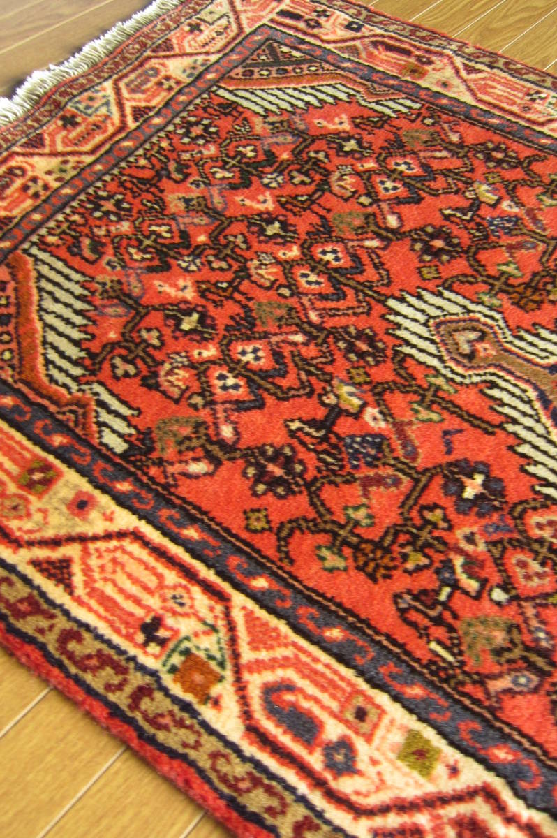127x68】イラン直輸入☆ハメダン産ペルシャ絨毯・カーペット 127x68】イラン直輸入☆ハメダン産ペルシャ絨毯・カーペット