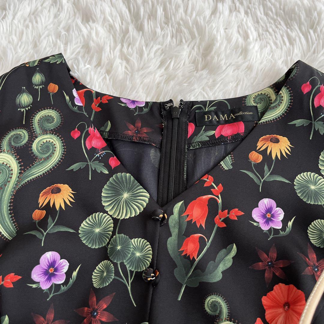美品 ダーマコレクション ラッティ 花柄 ノースリーブワンピース