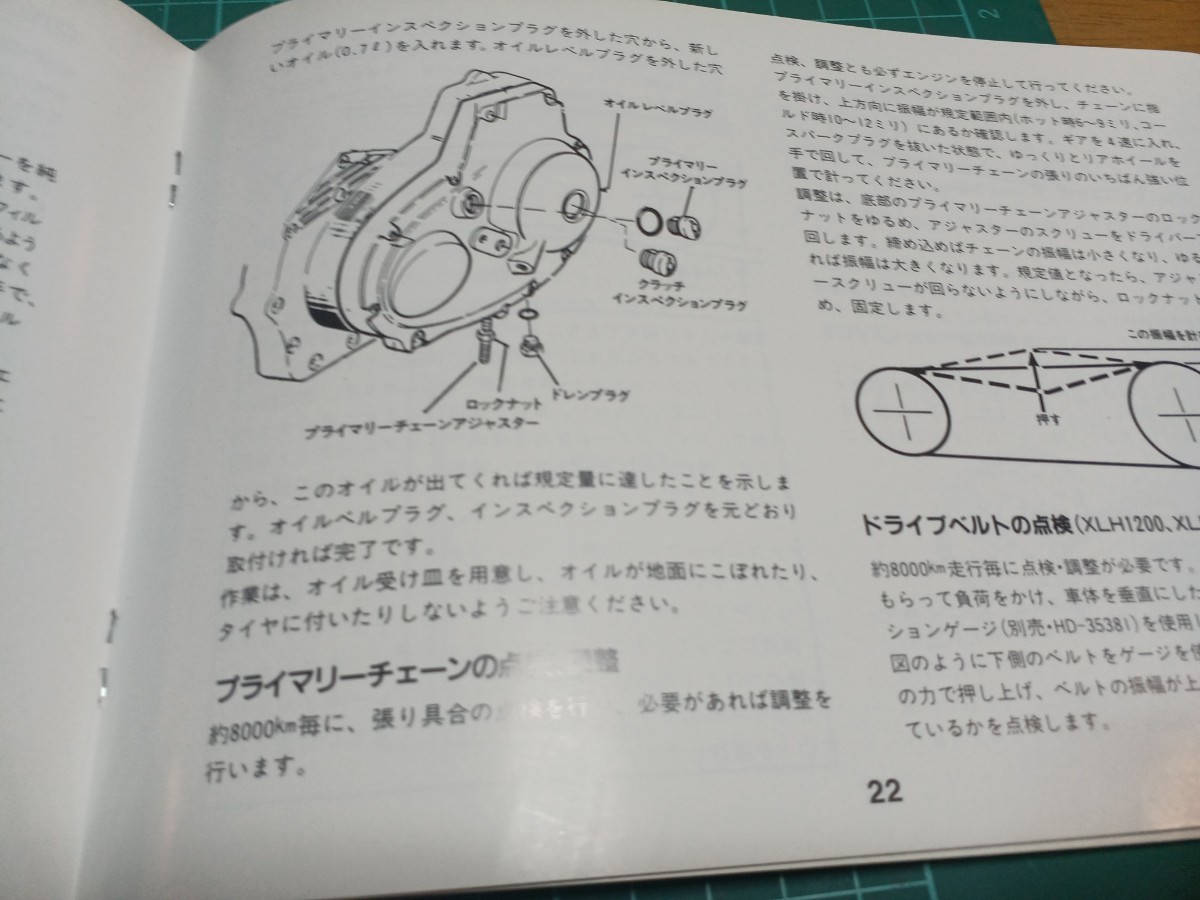 良品/純正日本語Manual ハーレーダビッドソン1991スポーツスター 良品/純正日本語Manual ハーレーダビッドソン1991スポーツスター