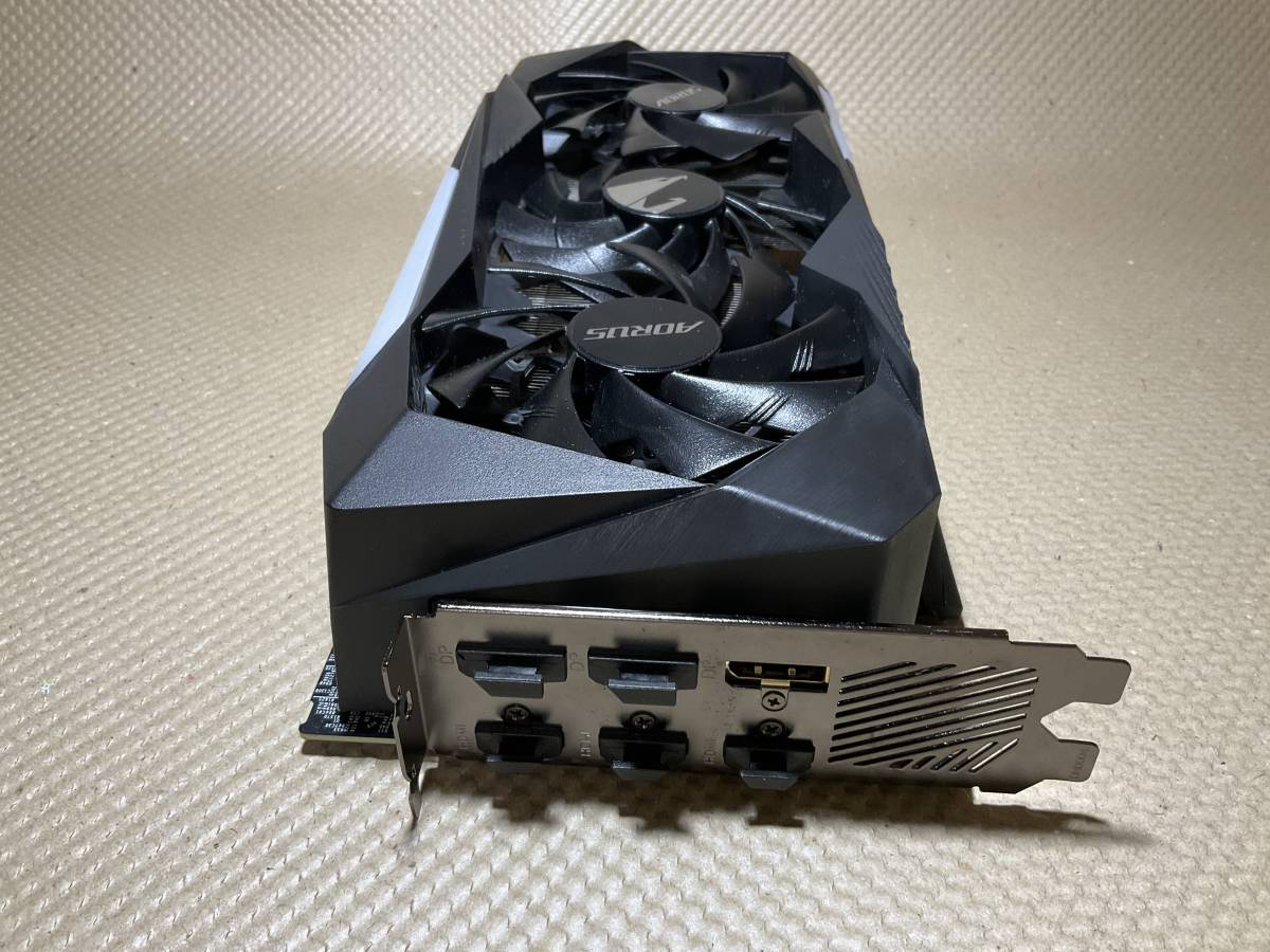 GIGABYTE AORUS GeForce RTX 3070 MASTER 8G 完動品_画像5