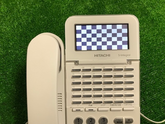 動作確認済(^ ^)/ HITACHI/日立 ET-36Si-SDW ビジネスフォン 36ボタン