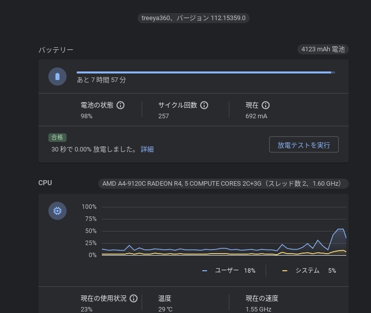 クロームブック　Lenovo 300e chromebook 2nd Gen AST　82CE_画像5