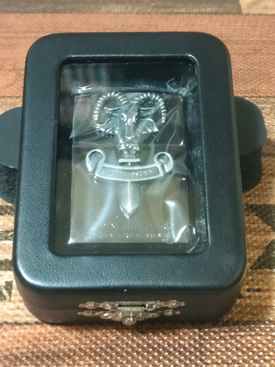 【特別ケース保管品】ルパン三世カリオストロの城 バージョン5 zippo 立体メタル紋章 2002年製 シリアル№.1223