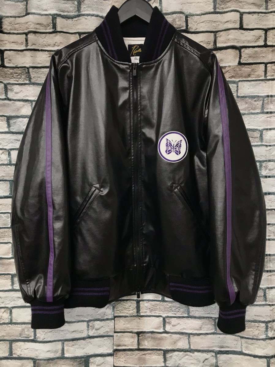 ☆Needles ニードルス☆HM078 20AW Award Jacket-Faux Leather