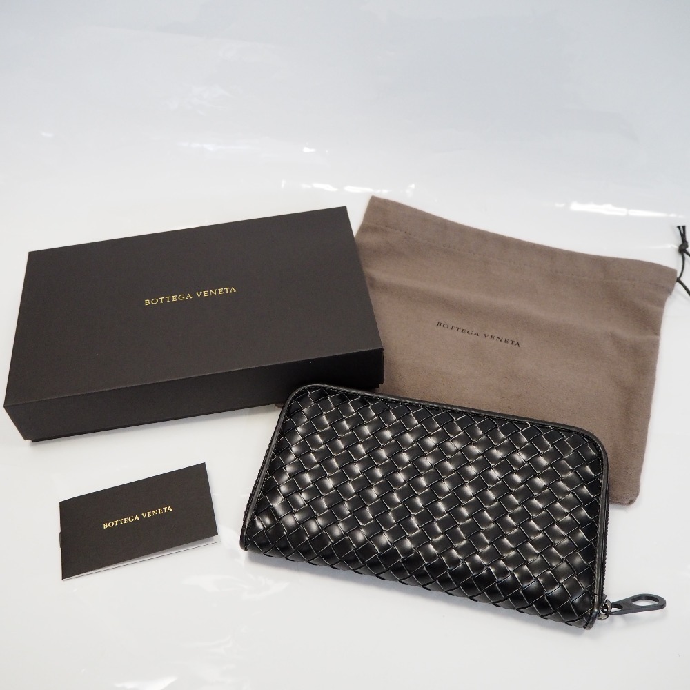Th934411 ボッテガヴェネタ 長財布 ラウンドファスナー イントレ