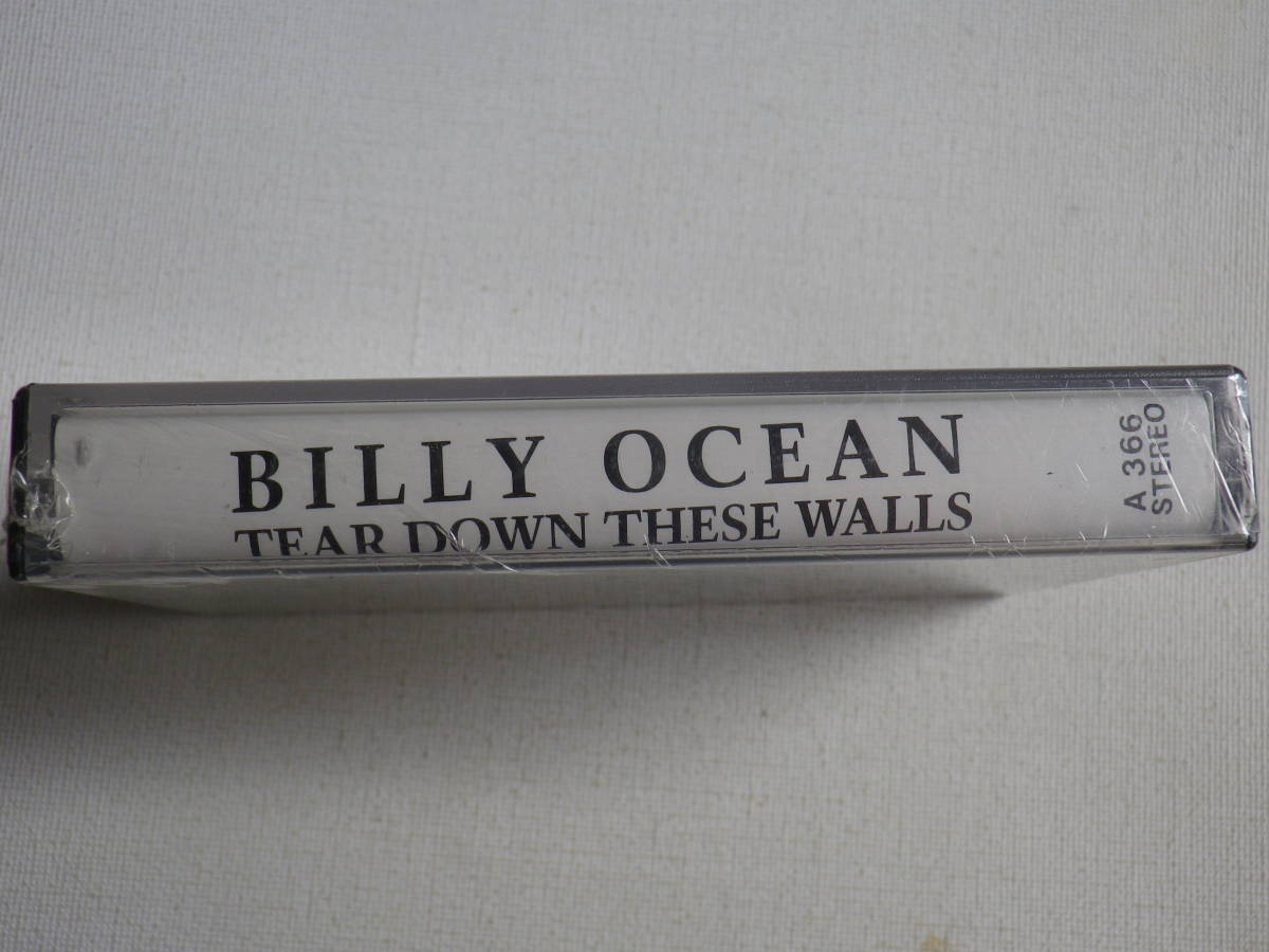 ●未開封カセットテープ ビリーオーシャン BILLY OCEAN / TEAR DOWN THESE WALLS 輸入版 未使用品の画像3