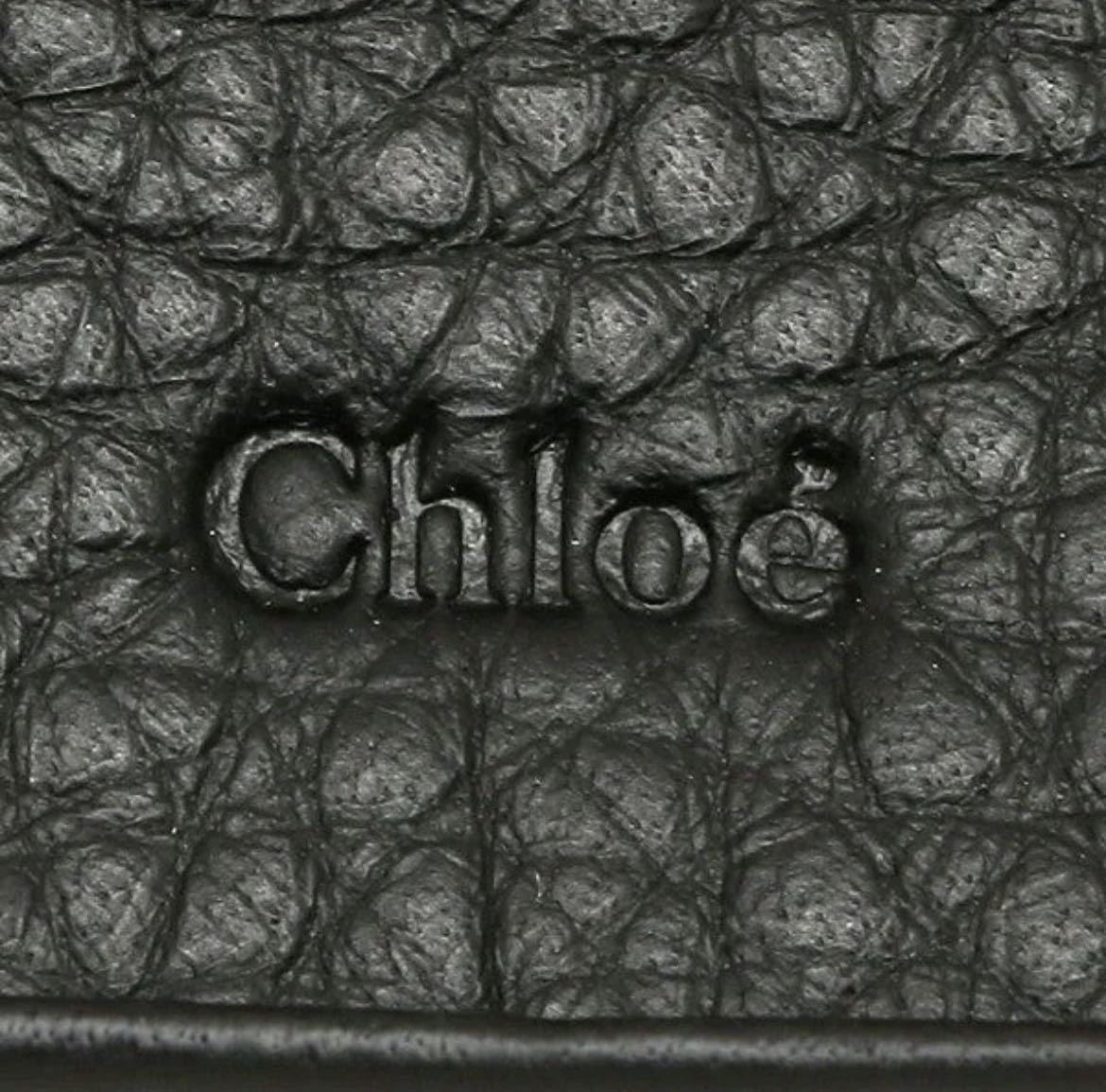□新品□クロエ 長財布 アルファベット ブラック レディース CHLOE
