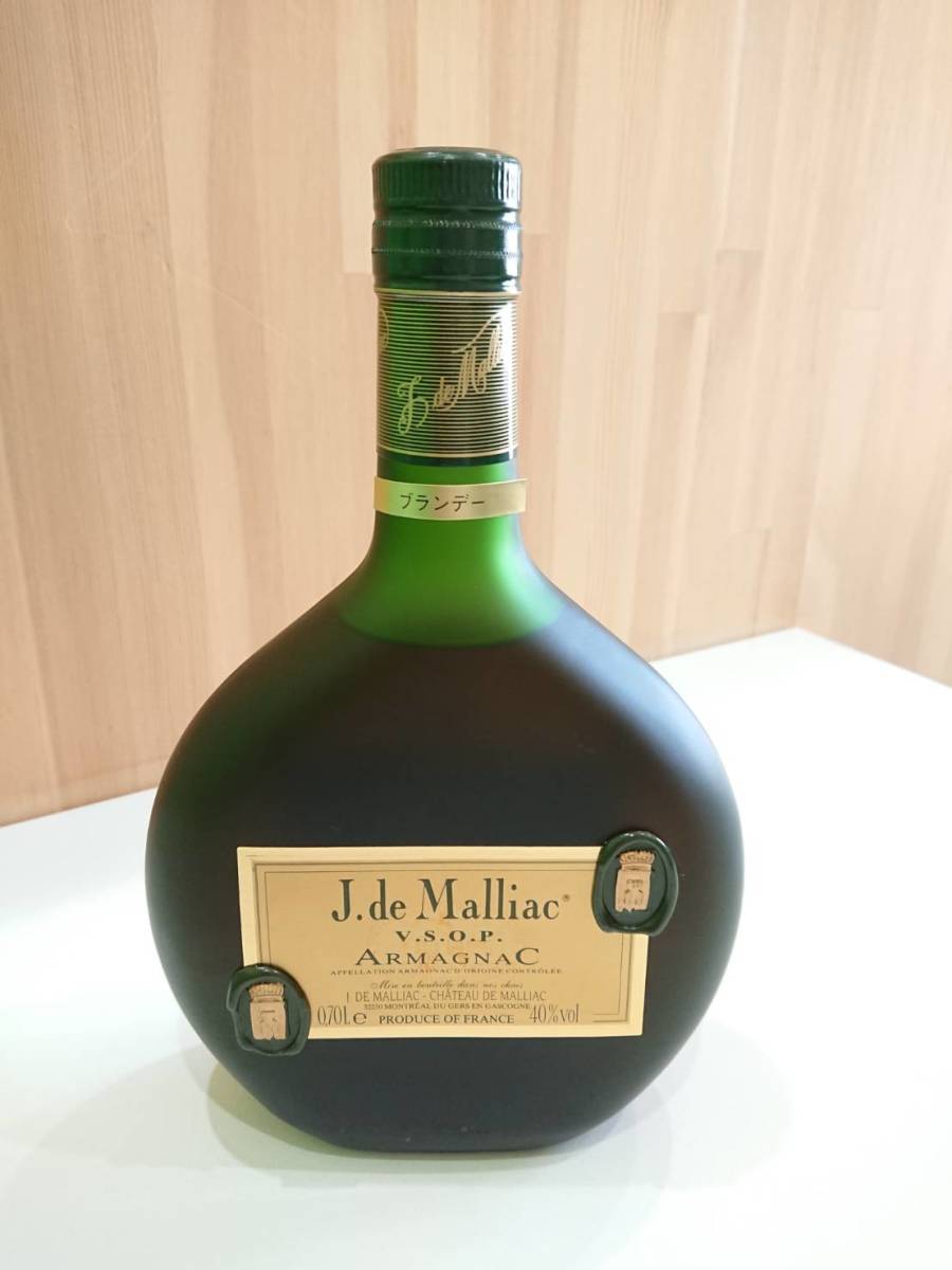 J.de Malliac VSOP/マリアック アルマニャック Armagnac ブランデー 箱付き　◆　7635_画像2