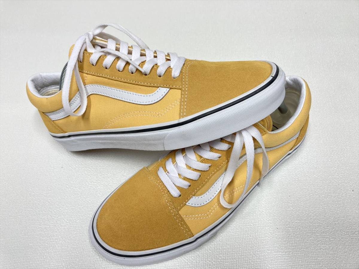 VANS OLD SKOOL オレンジマスタード? スエード キャンバス 白ライン US10 (28cm) バンズ オールドスクール アメリカ企画限定!!_画像2