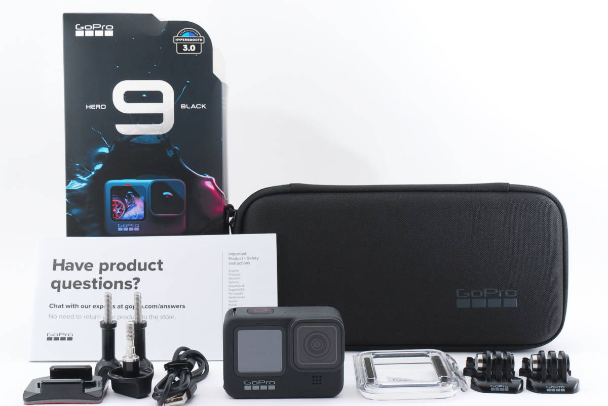 ゴープロ GoPro HERO9 BLACK 【ケース付】#505015 | inmano.com.br