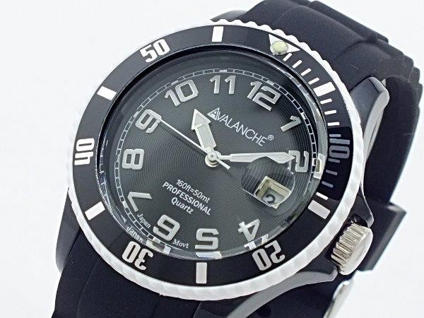 新品/即決価格 アバランチ 腕時計 AV-1019S-BKW-40 ブラック ホワイト//00002241