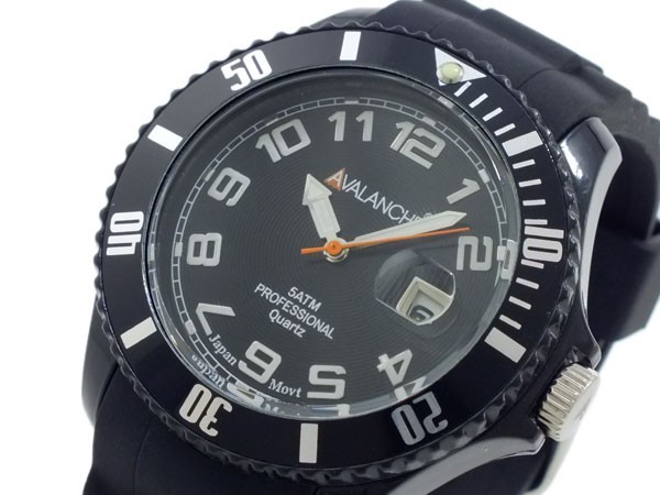 新品/即決価格 アバランチ 腕時計 AV-100S-BK-44 ブラック//00002232