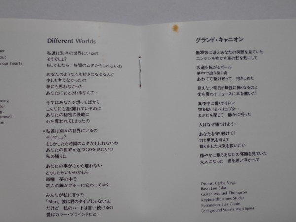 飯島真理 Different Worlds CD_画像2